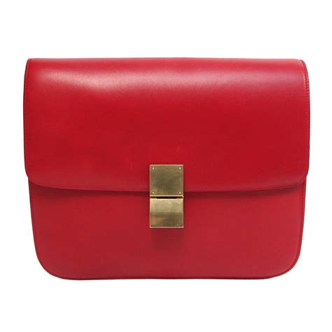 celine box red and wine red|celine handbags red.